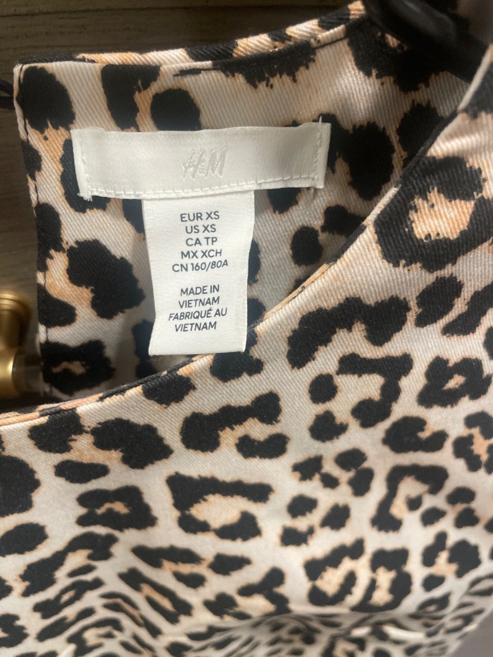 NWOT cheetah mini dress - Picture 2 of 2